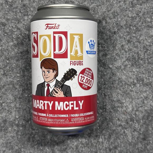 Funko Vinyl SODA: Back To The Future - Marty McFly - COMMON Funko Shop #1/10,000 - Picture 1 of 3